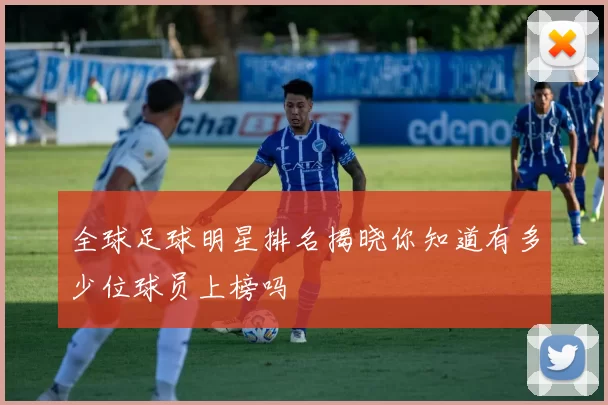 全球足球明星排名揭晓你知道有多少位球员上榜吗