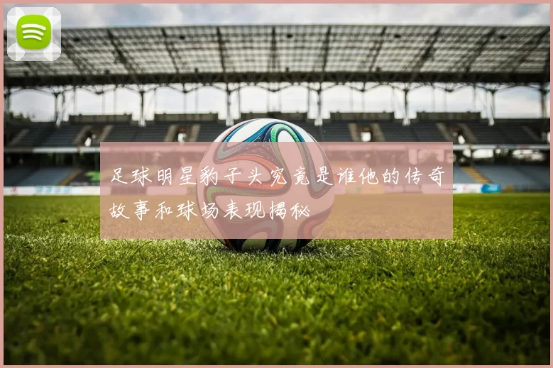 足球明星豹子头究竟是谁他的传奇故事和球场表现揭秘