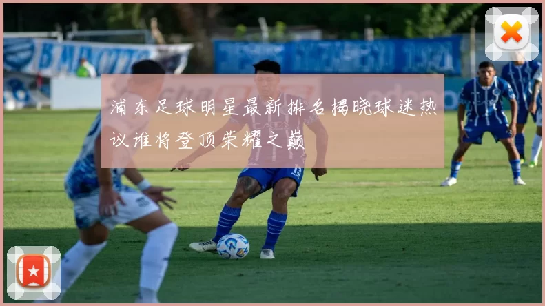 浦东足球明星最新排名揭晓球迷热议谁将登顶荣耀之巅