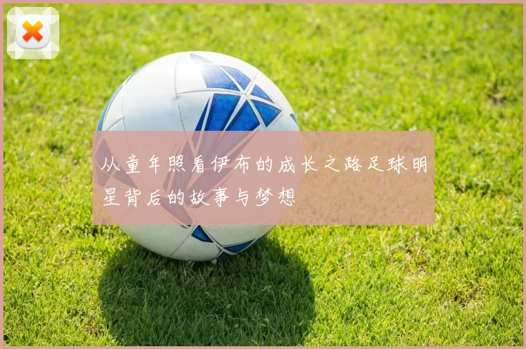 从童年照看伊布的成长之路足球明星背后的故事与梦想