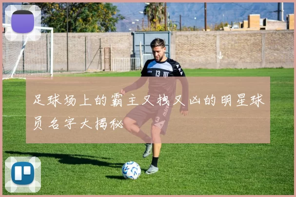 足球场上的霸主又拽又凶的明星球员名字大揭秘